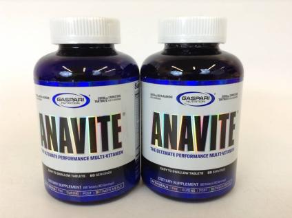 アナバイト ANAVITE マルチビタミン 180粒×2 Gaspari ギャスパリ 普通